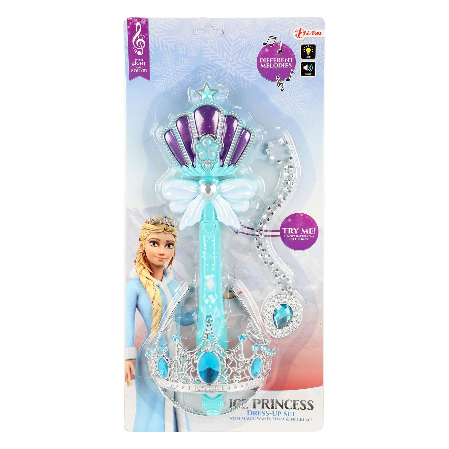 Toi-toys ijsprinses toverstaf prinses met licht en geluid