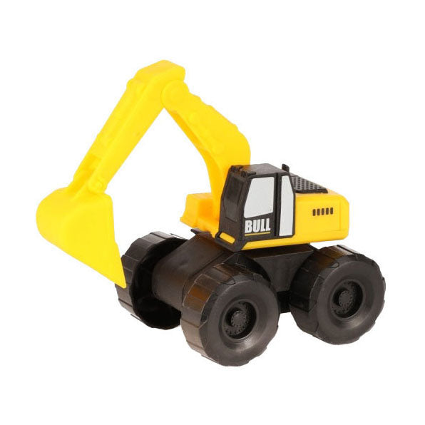 Auto's vrachtwagens set bouwvoertuigen 4 stuks