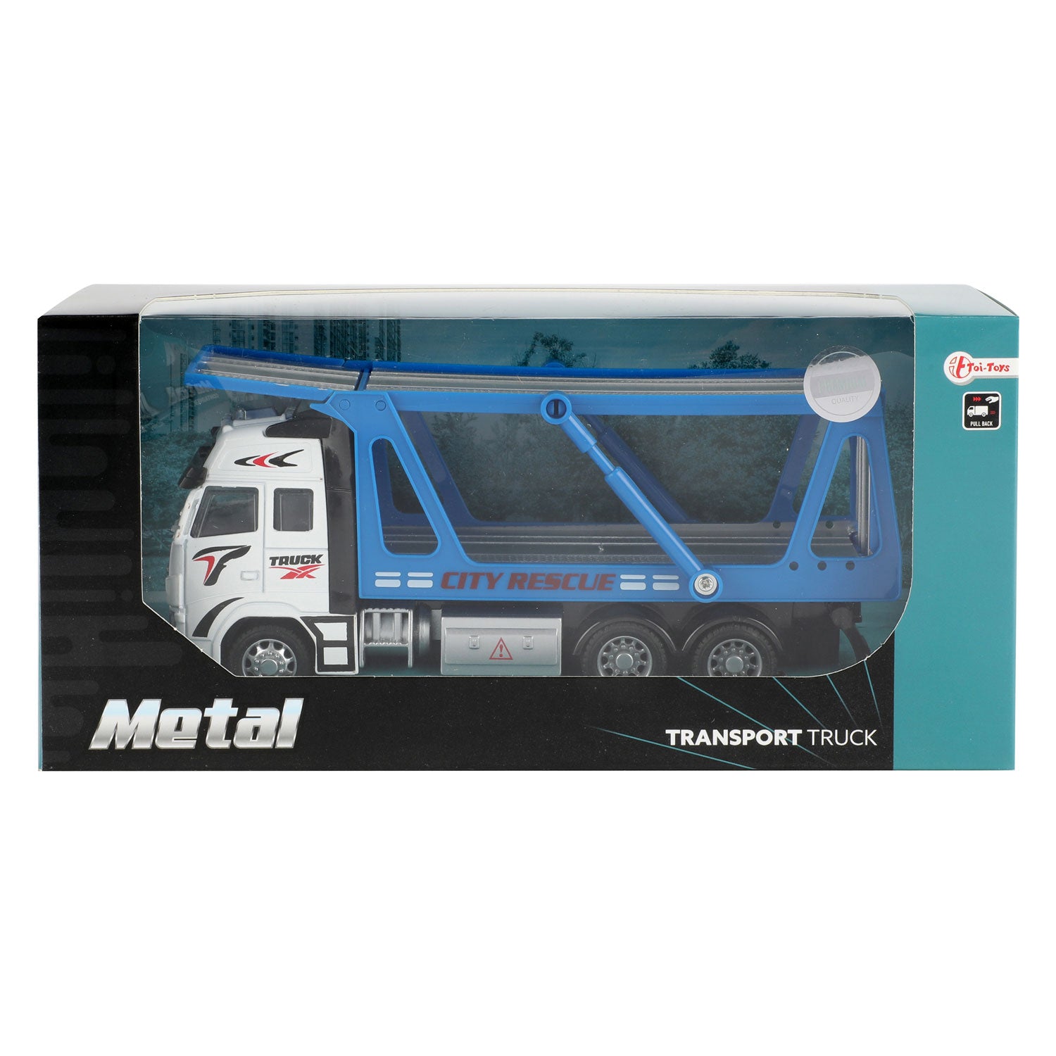 Metalen Pullback Auto Transporter 1:38