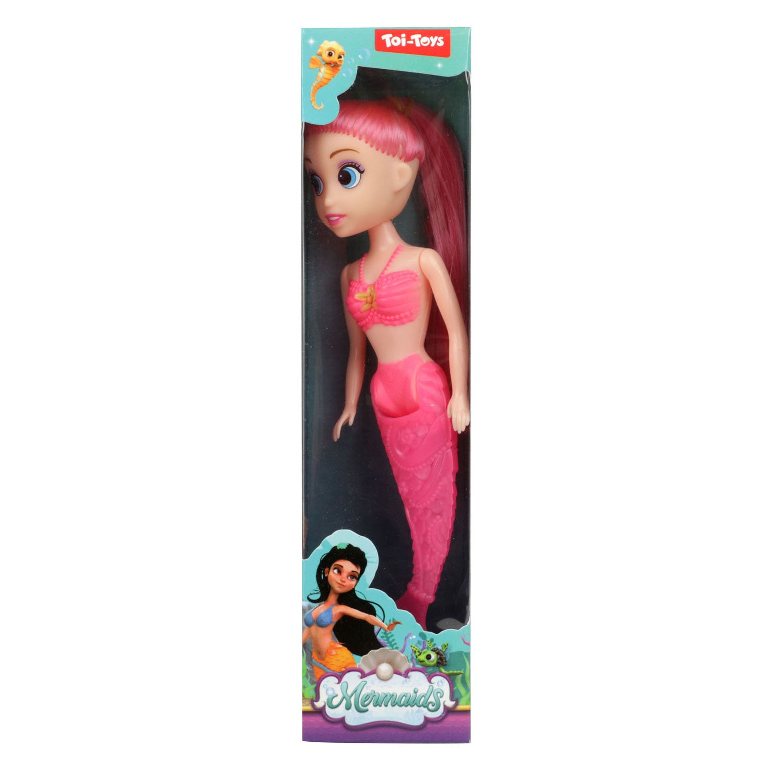Toi-toys zeemeerminnen zeemeerminpop met buigbare staart, 18cm