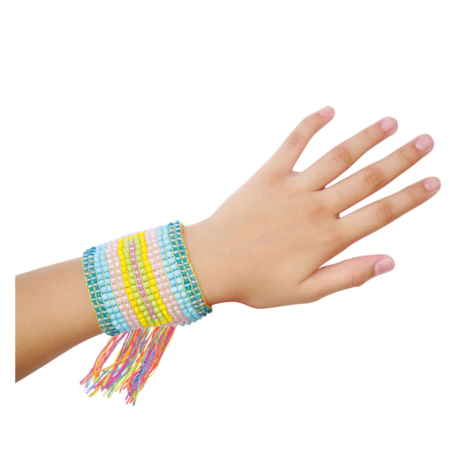 Toi-toys weefgetouw met garen en kralenset