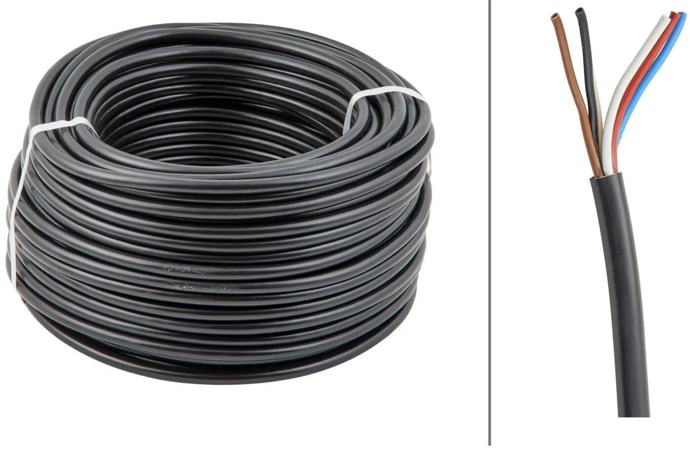 Hella fahrzeugleitung kst-cable flyy-f 5x1.5 sw vehicle lines