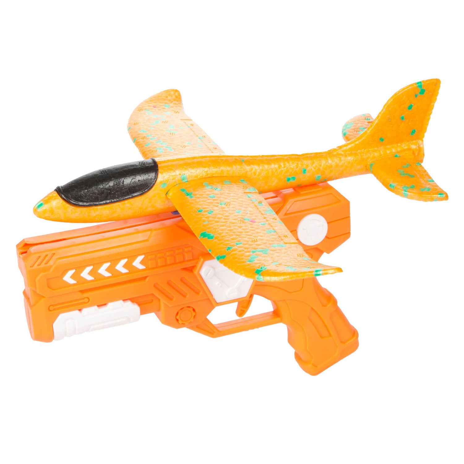 Toi-toys luchtschuimvliegtuig met afschietpistool, 24cm