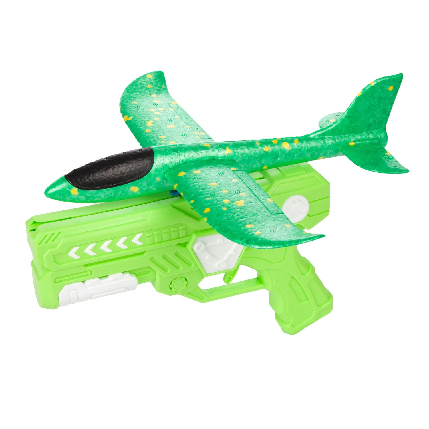 Toi-toys luchtschuimvliegtuig met afschietpistool, 24cm
