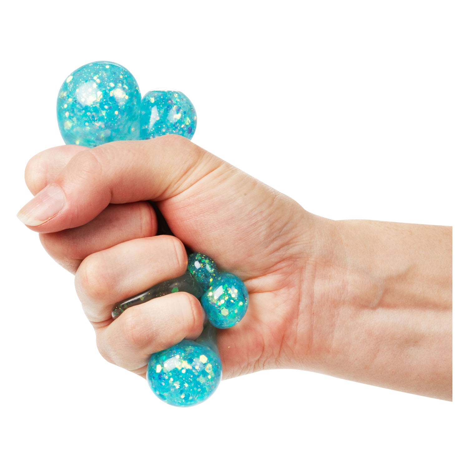 Toi-toys leuke knijparmband bloem met glitters