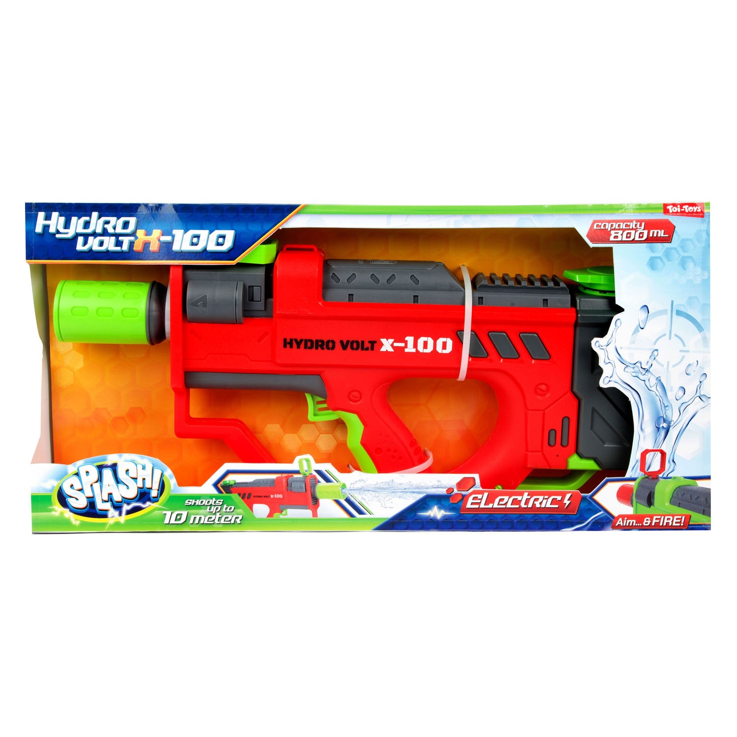 Spat elektrisch waterpistool x-100 knal weg