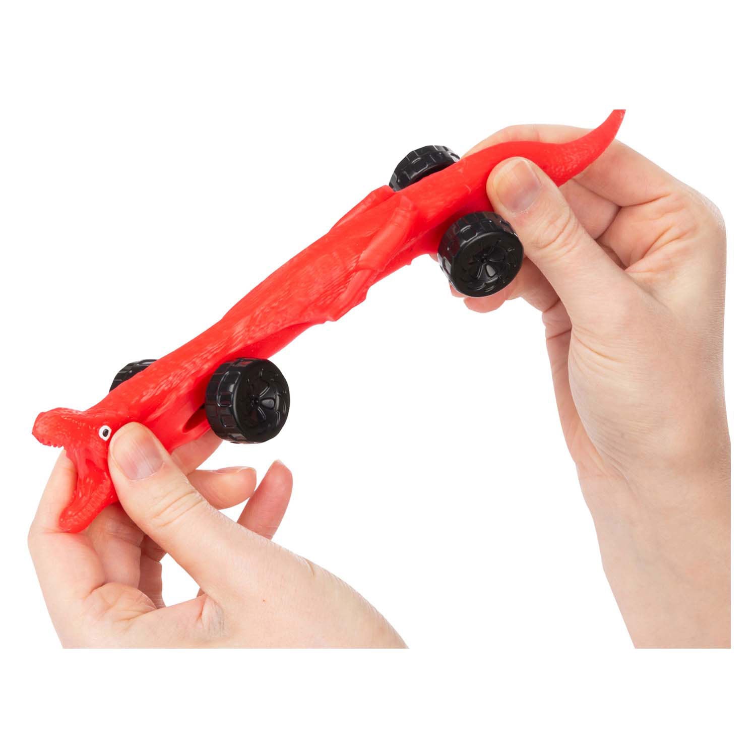 Rekbare dino auto