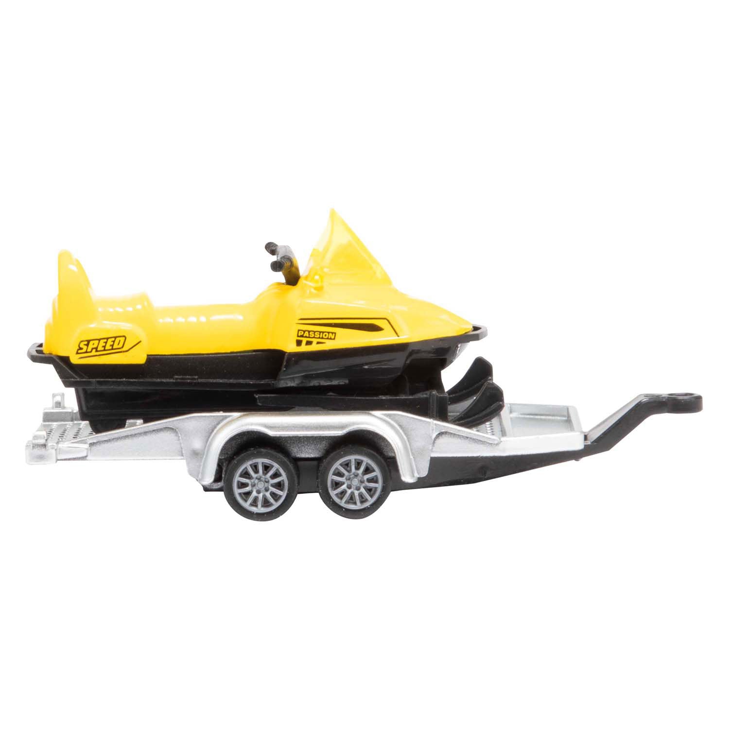 Toi-toys toi toys camper met sneeuwscooter 23cm