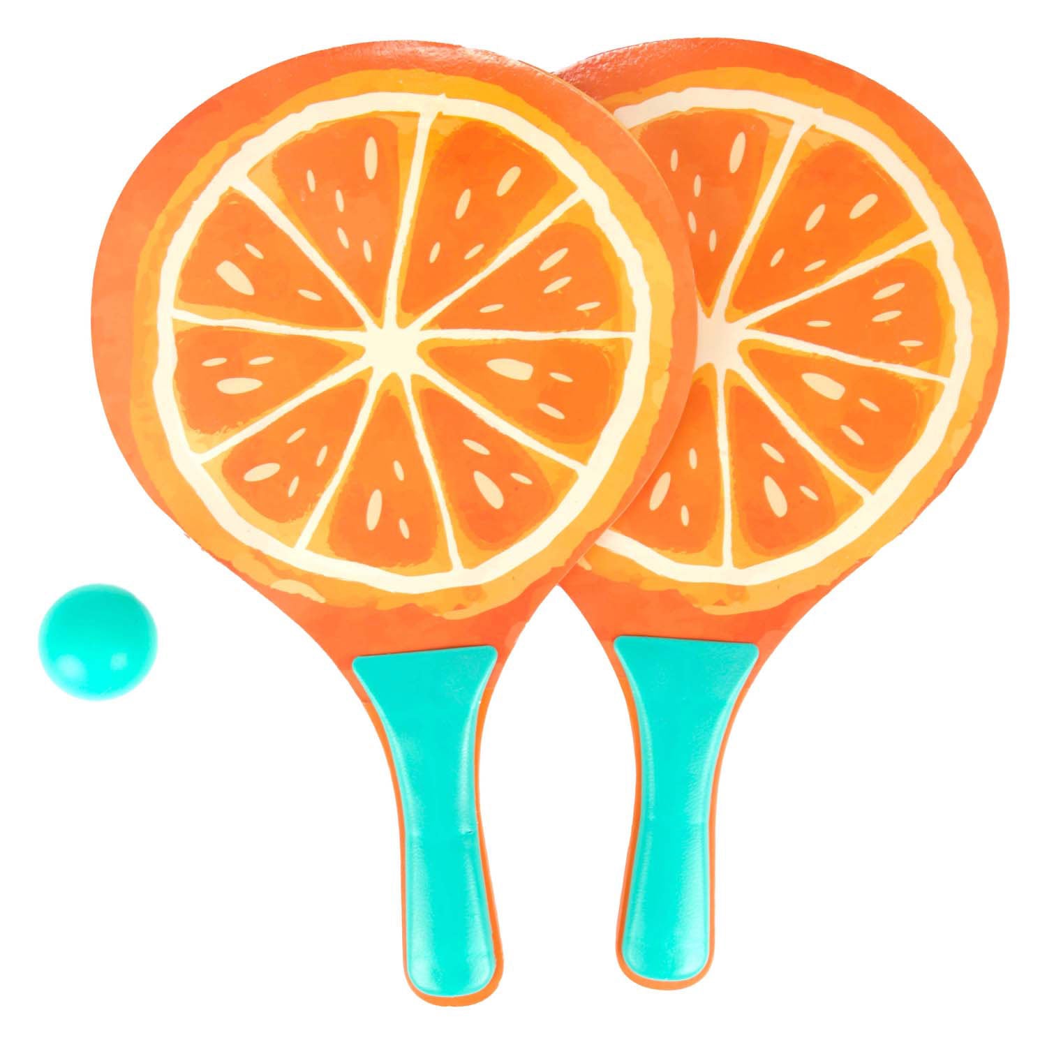 Toi-toys strandtennisset fruit, 3dlg.