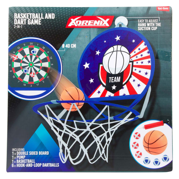 Adrenix darts basketbal 2in1 spel - multicolor speelgoed voor kinderen.