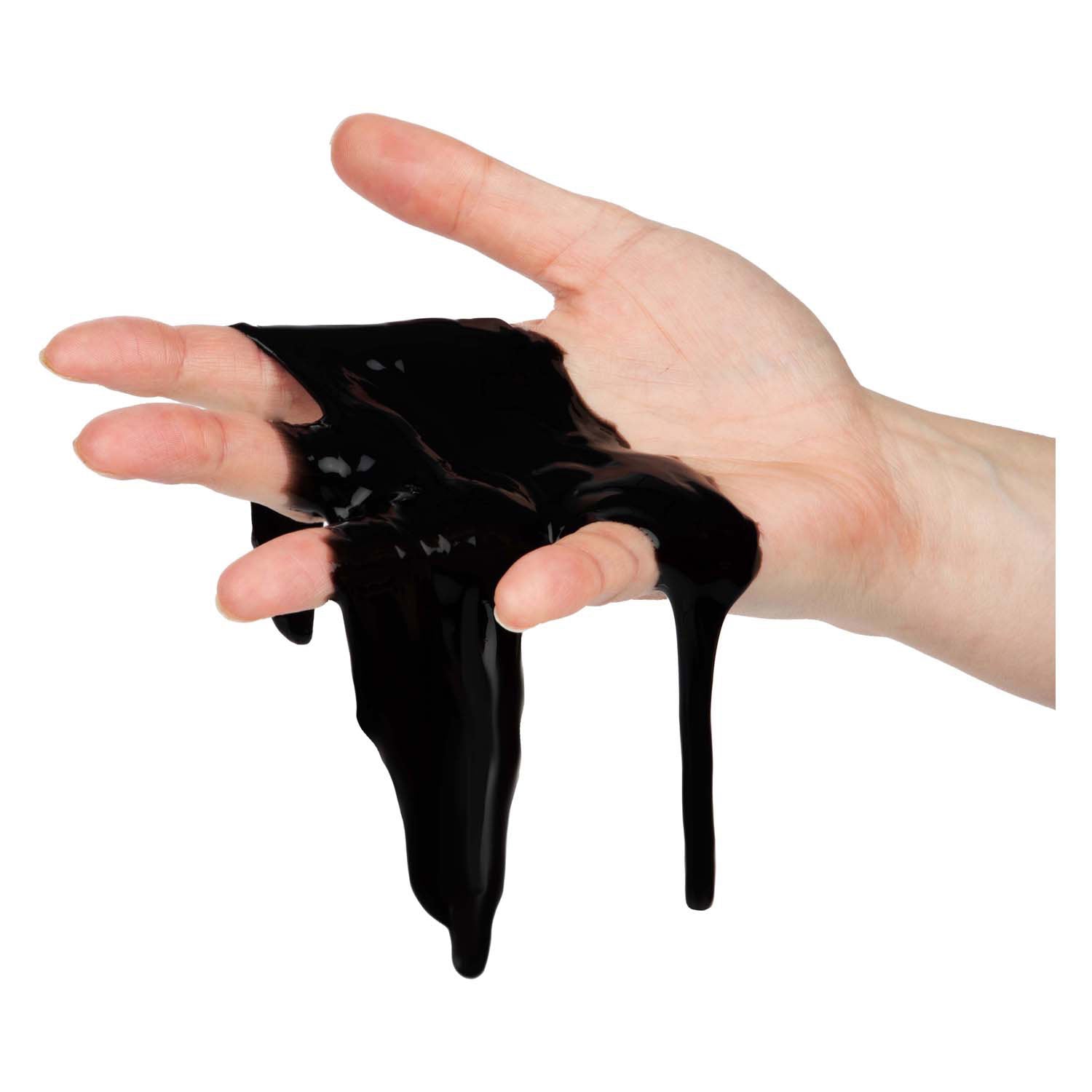 Toi-toys crazy slime zwarte slijm in mini olievat