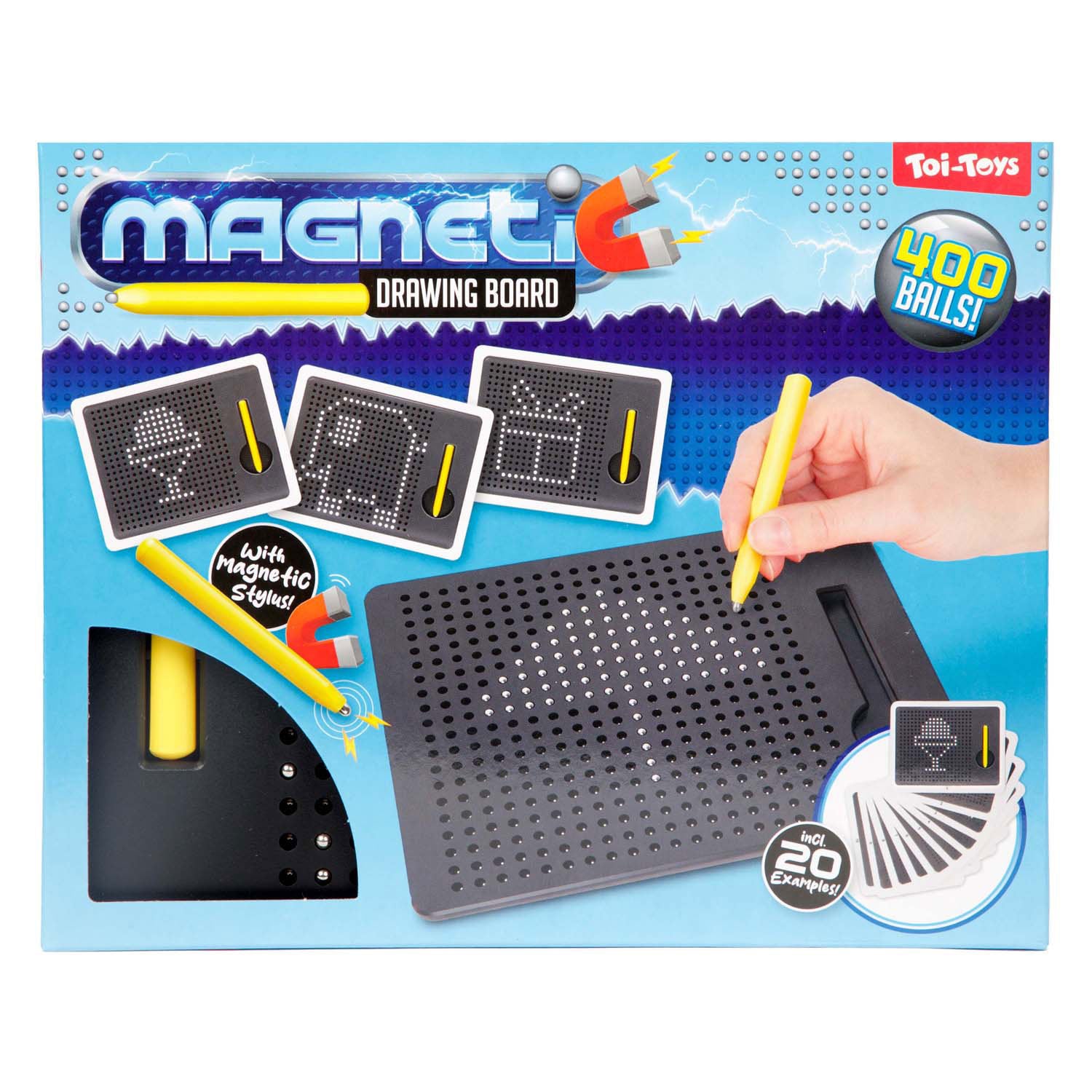 Toi-toys magnetisch tekenbord stalen balletjes met pen