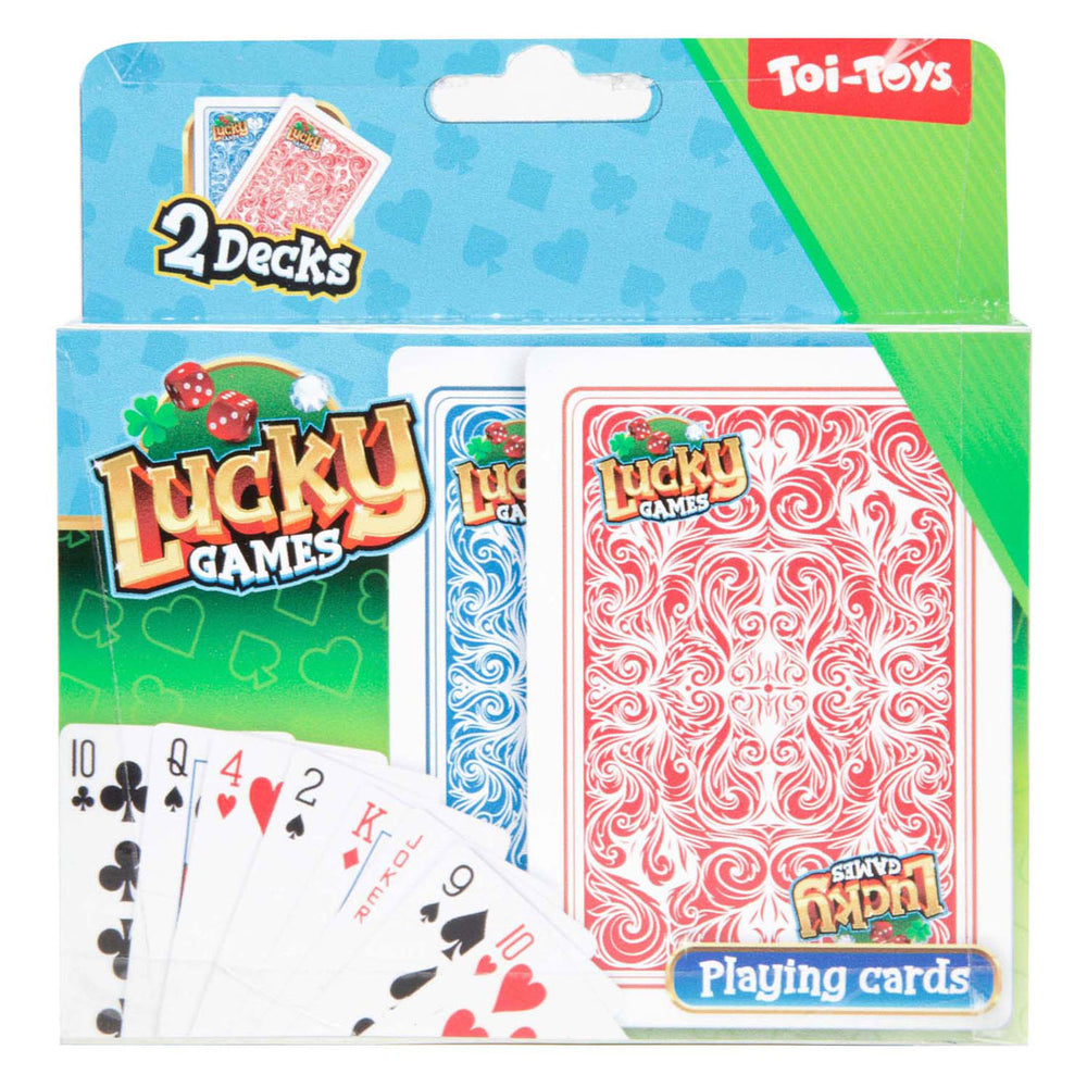 Toi-toys geluksspellen speelkaarten, 2st.