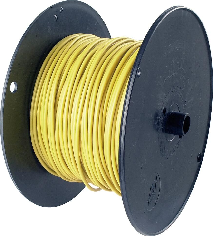 Herth+buss voertuigbeheer cables fly 0,75qmm yellow coil 100 m