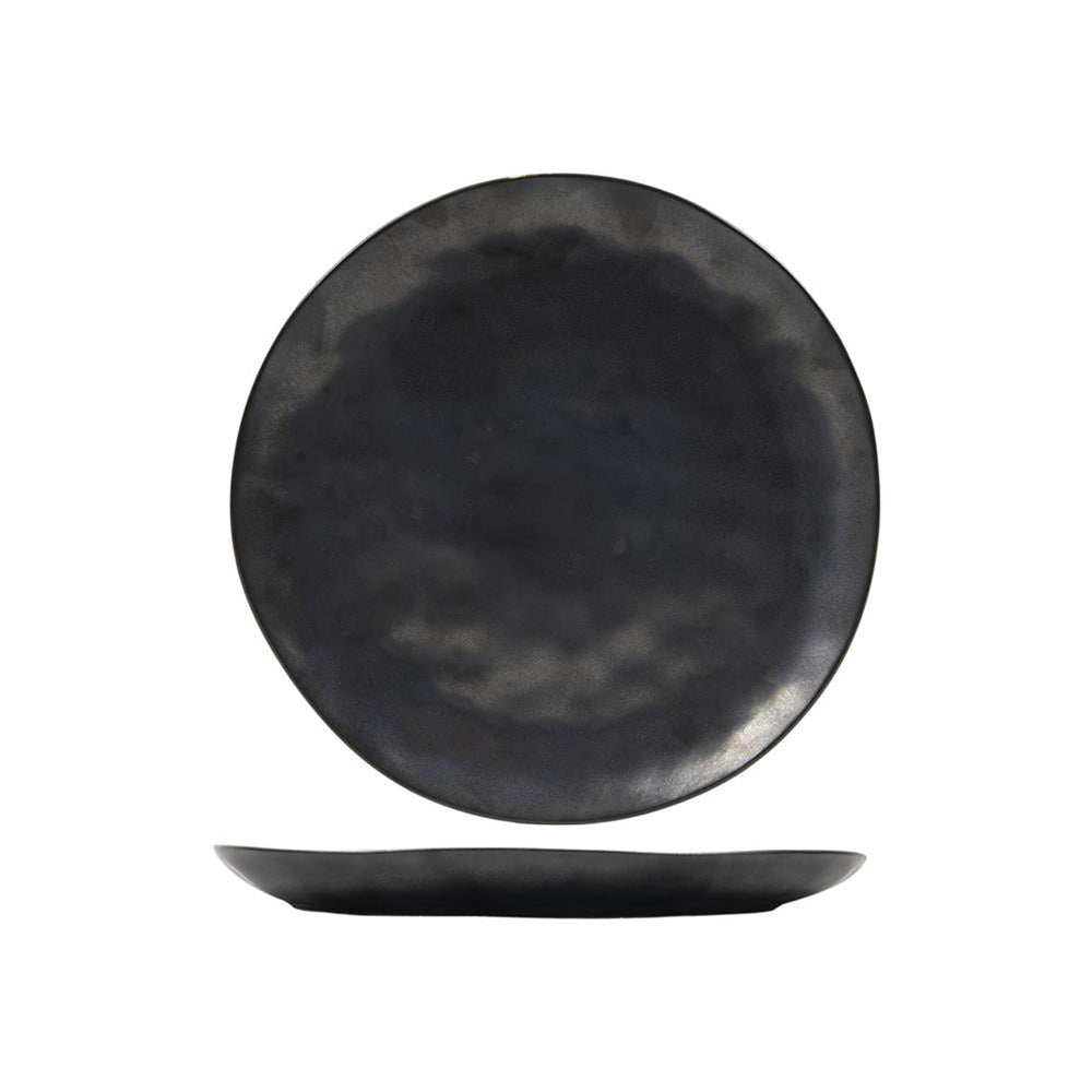 Svenska living dinerbord manhattan ø27,5cm doos a 6 stuks antraciet