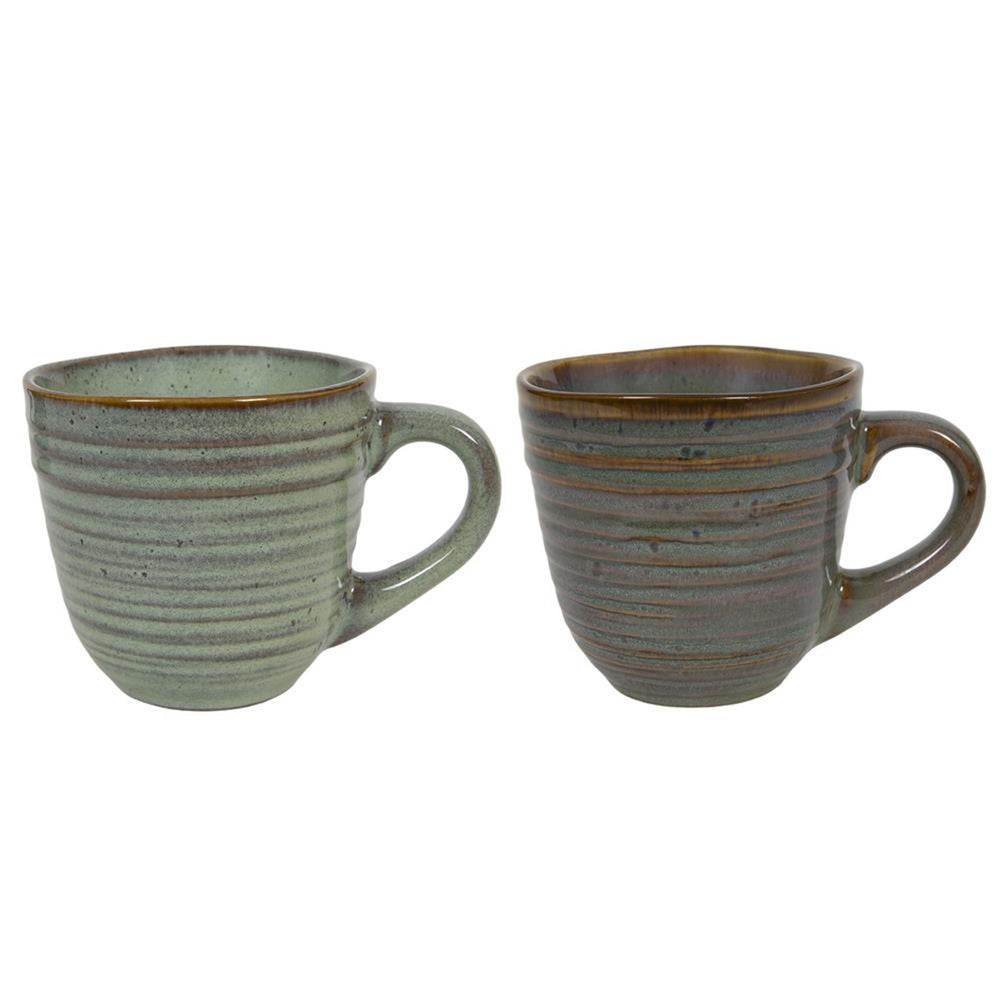 Svenska living koffiemok met oor ø9,7x9cm 380ml doos a 6 stuks