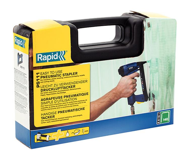 Rapid 1006513 - airtac ps111 pneum tacker + access. | 1 stuks
