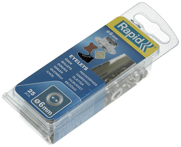 Rapid 1009444 - oogjes e1 - 6mm, 25 pcs | 5 stuks