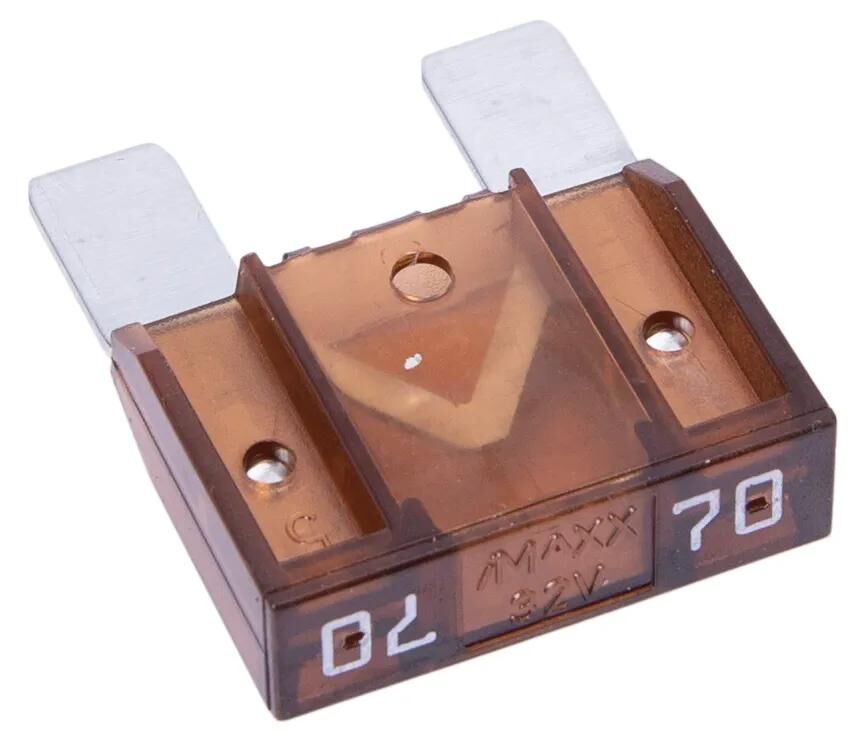 Dresselhaus flachstecksicherung maxi flat fuse maxi 70a 1 piece brown