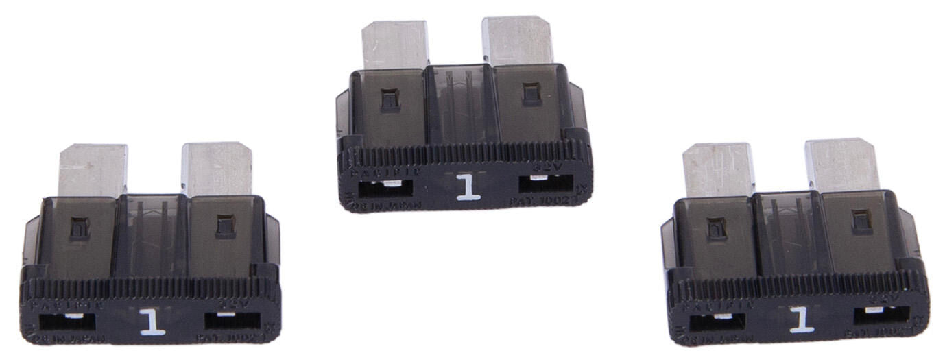 Dresselhaus zekering platte stekker flat fuse 1a gray