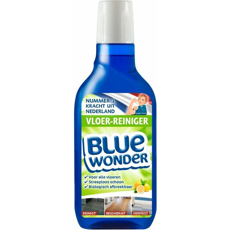 Blue wonder 1050902 - vloer-reiniger dop | 6 stuks