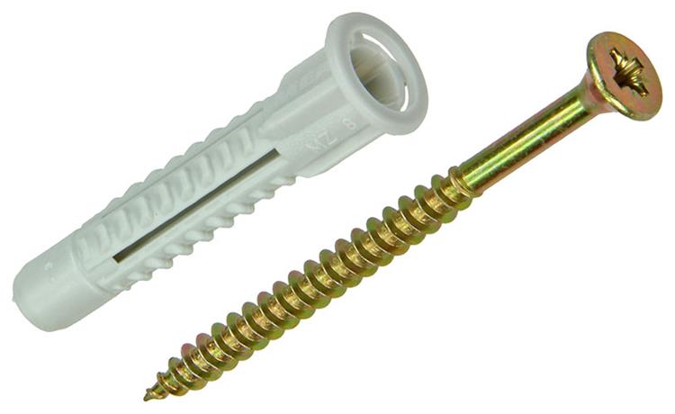 Celo 1008029 - niversele pluggen met schroef mzk 8x49mm 50 stuks | 2 stuks
