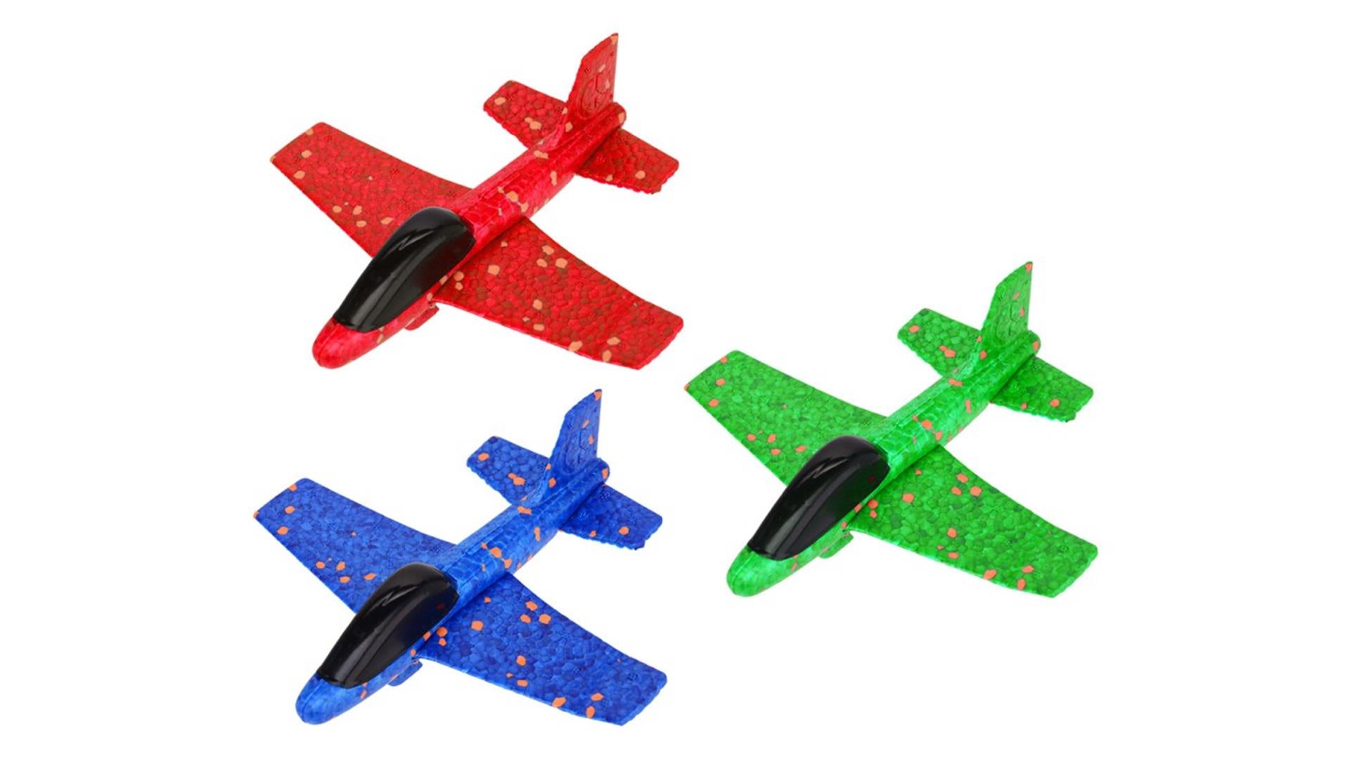 Johntoy john toy foam vliegtuigje 17cm