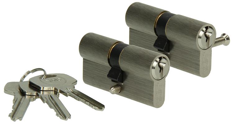 Yale 1006531 - set 2 profielcilinders 500 mv 60mm(30 30) | 1 stuks