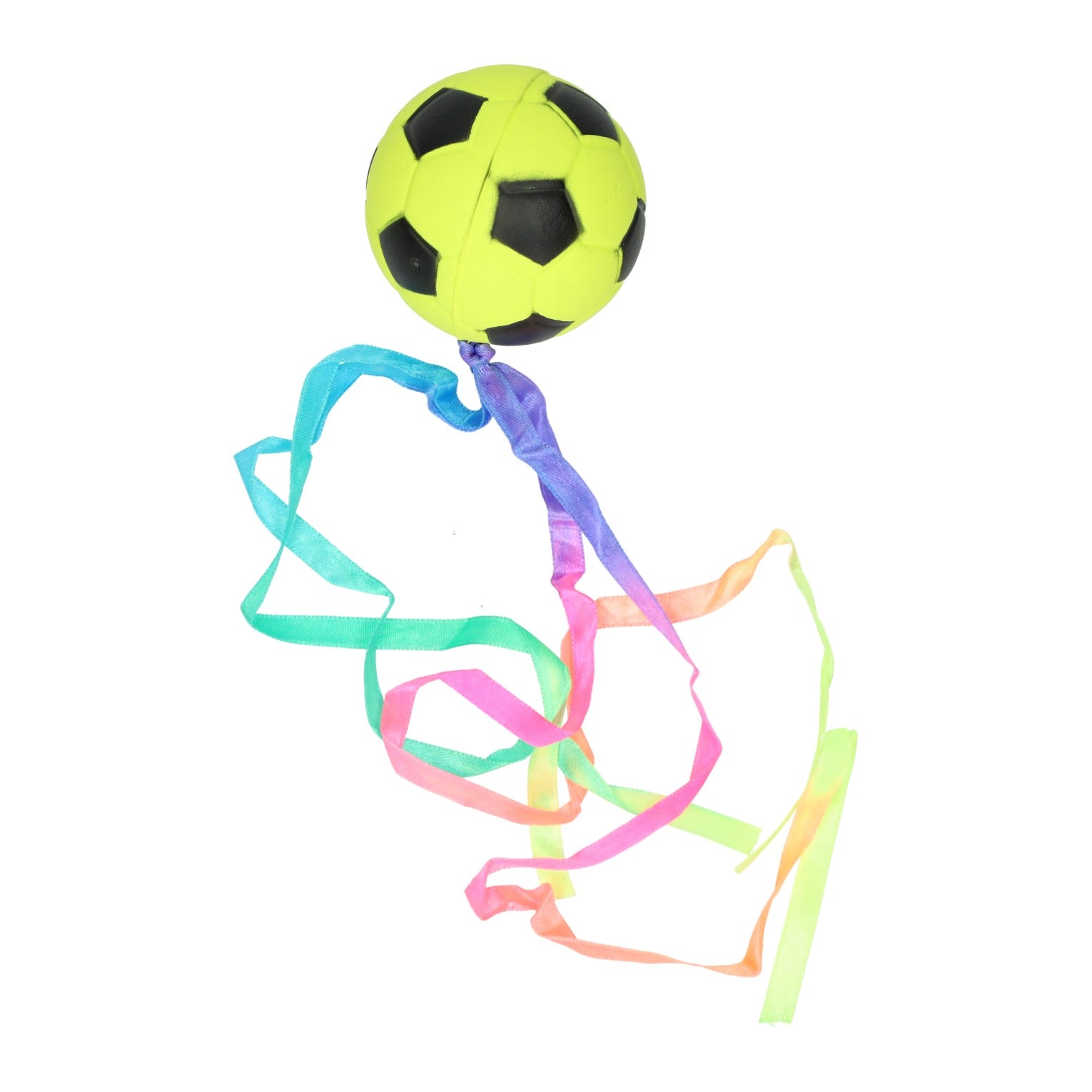 Jono speelgoed mini voetbal met lint, 6cm
