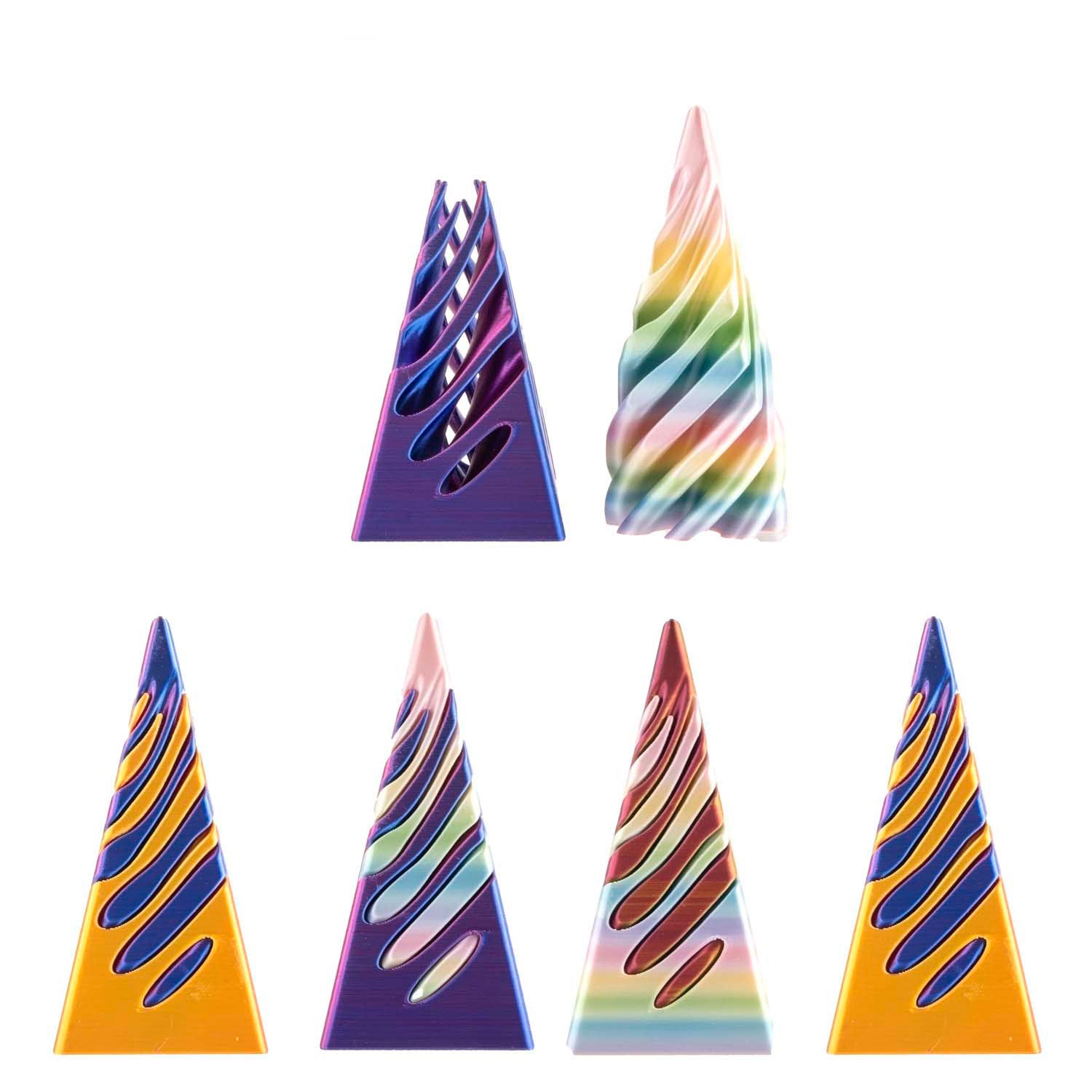 Jono speelgoed magische 3d fidget toren piramide groot