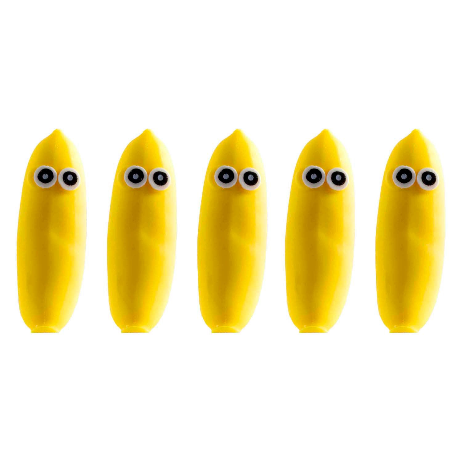 Jono toys squeeze funny bananas anti-stress stretch knijpfiguur, 12st.
