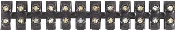 Hella kroonsteen pvc terminal strip 12 polig
