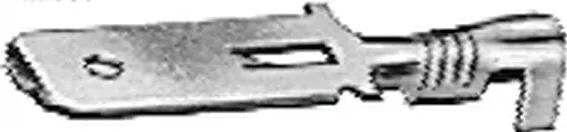 Hella platte stekker blade terminal 0.5-1.0 10 blank 2.8x0.8mm