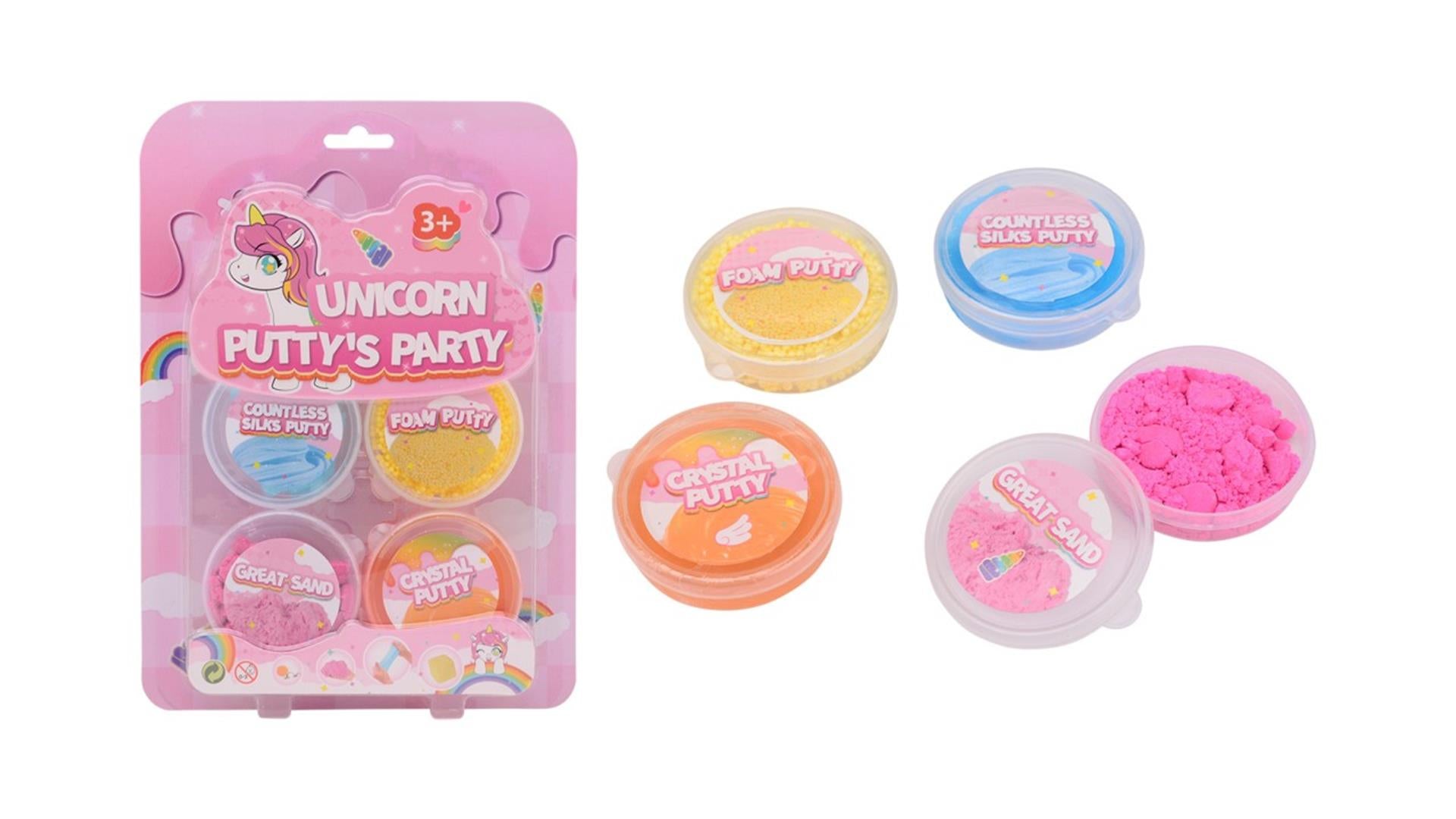 Johntoy john toy unicorn putty's party kaart a 4