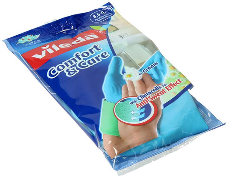 Vileda 1046051 - handschoenen comfort care l | 12 stuks