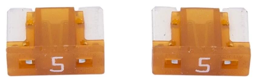 Dresselhaus flachstecksicherung mini mini-fuse 5a 2 pcs. low profile light brown
