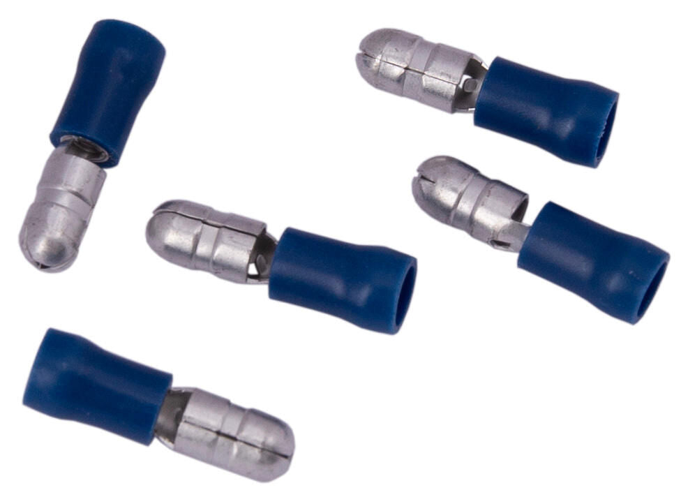 Dresselhaus ronde connector round plug, 5mm, insulate 1.5 - 2.5 qmm