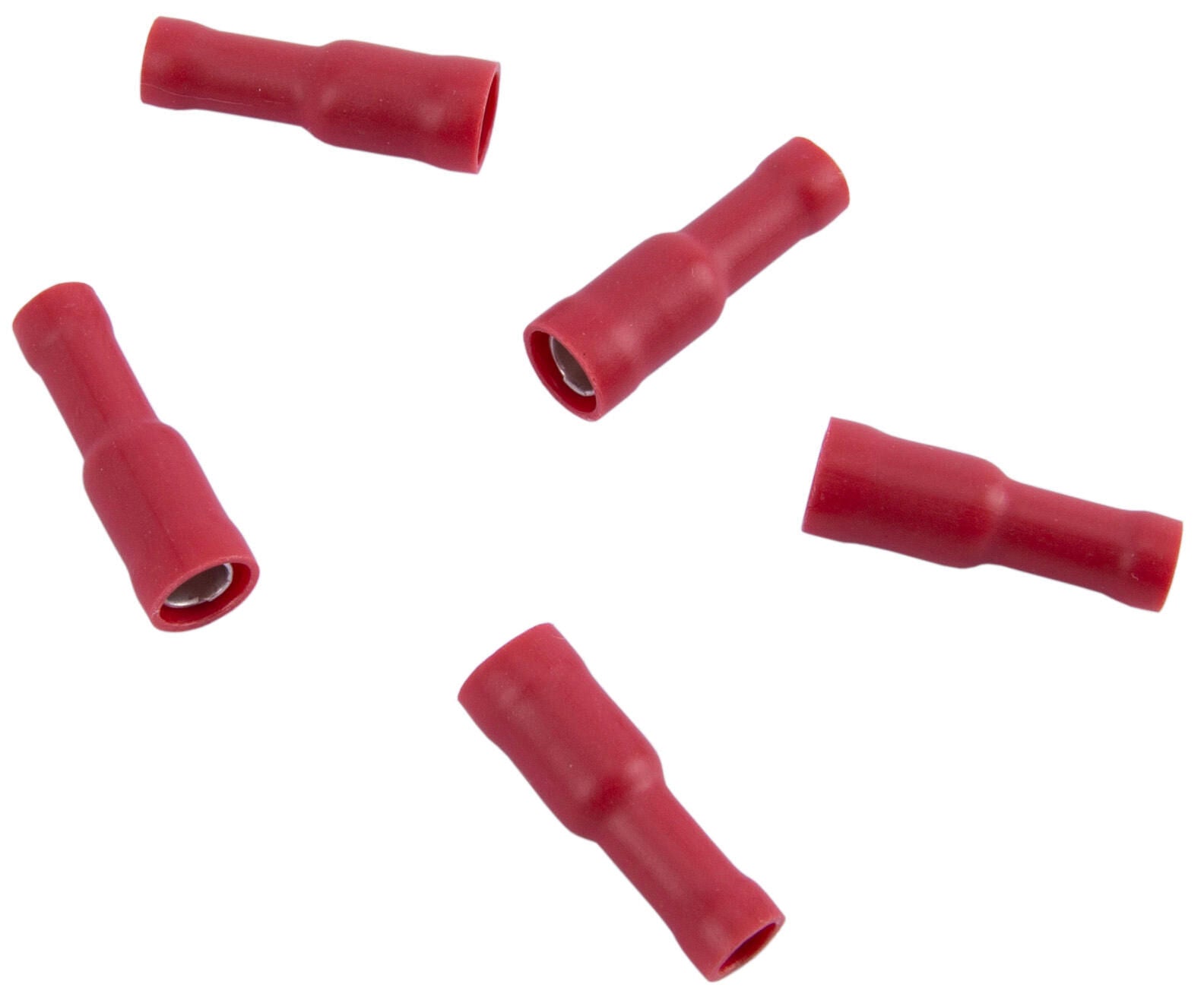 Dresselhaus ronde krimpconnector round socket, 4mm insulated, 0.25-1.0 qmm