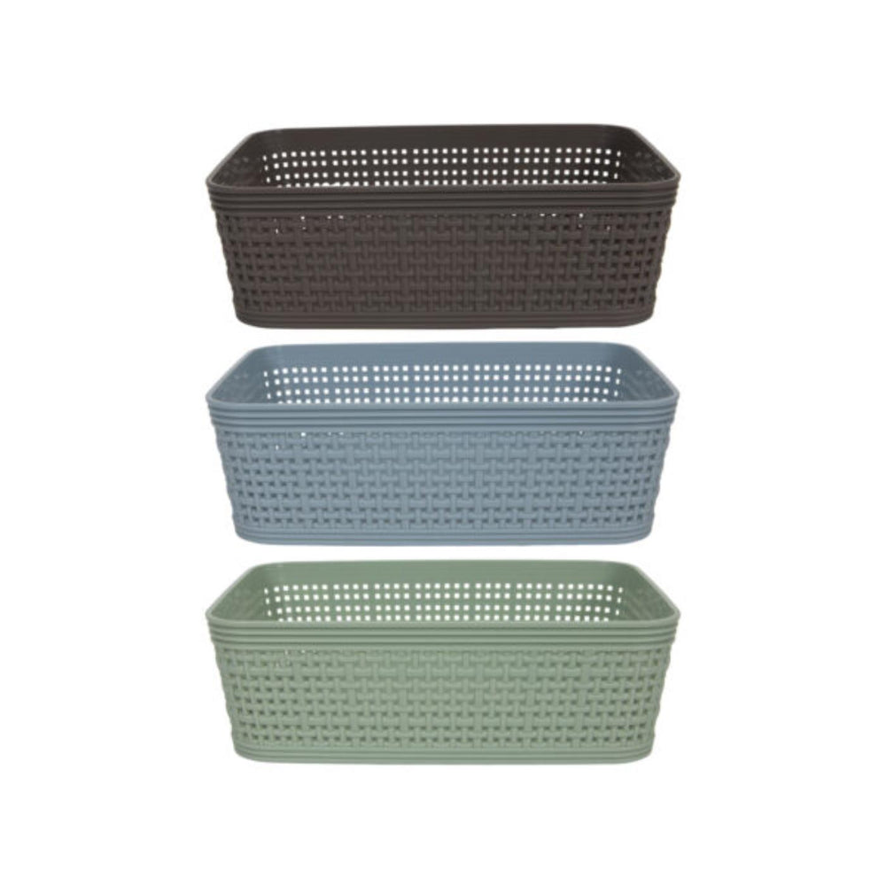 Svenska living mand 4,5l 24,5x16x10cm woven kunststof