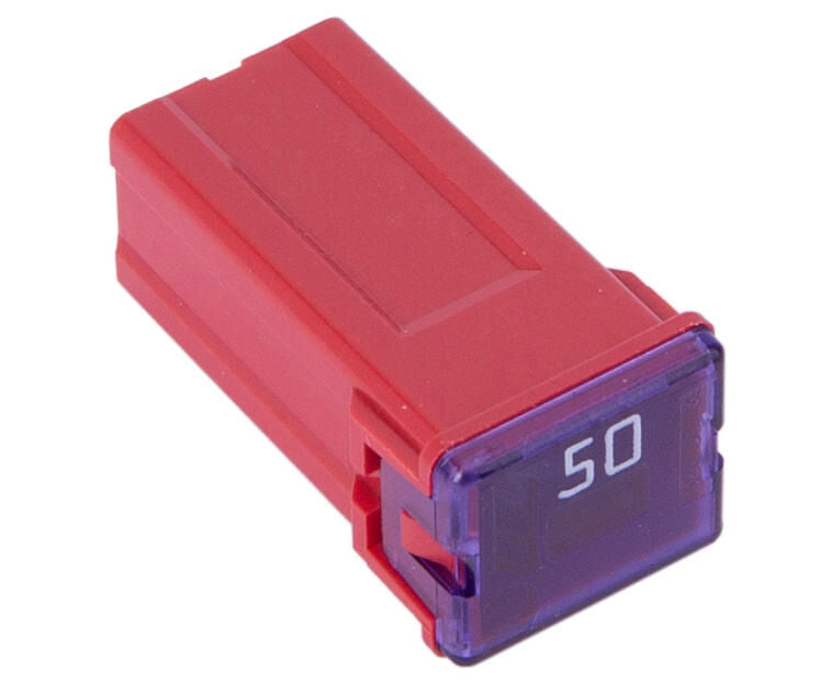 Dresselhaus pal-zekering vrouwelijk (j) block fuse typej 50a female small red