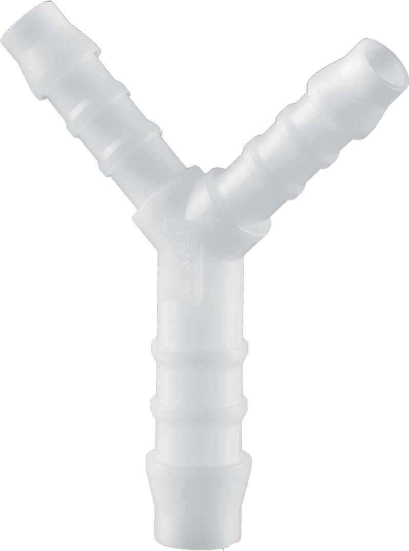 Dresselhaus slangverbinder plastic hose connectors y-red. d=4-6-4mm