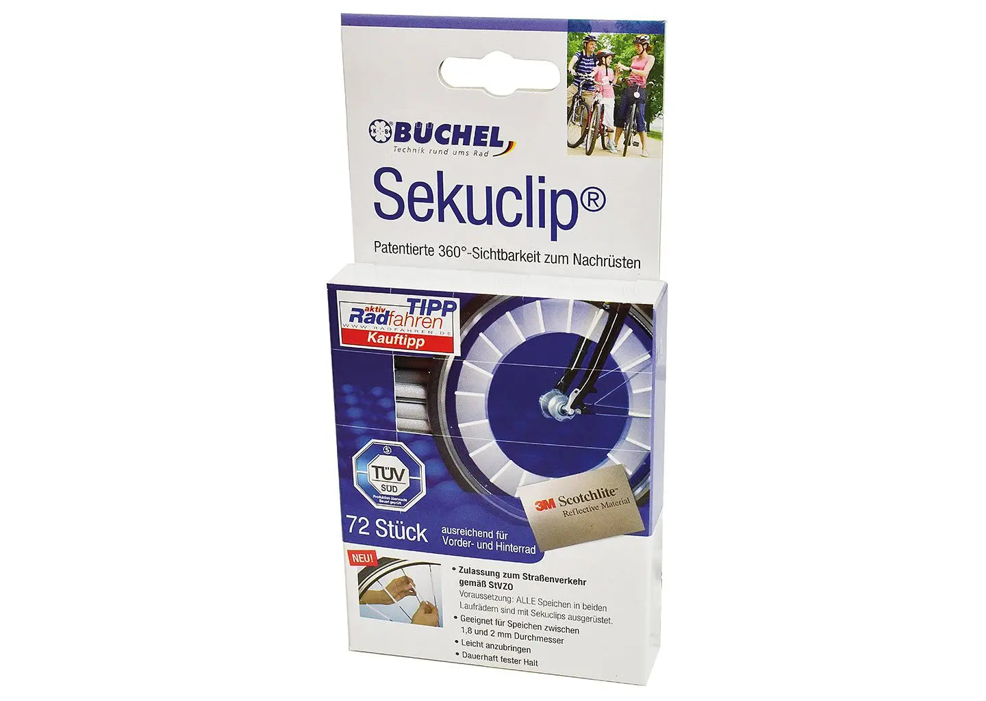 Büchel reflectors sekuclip 80mm 72 pieces