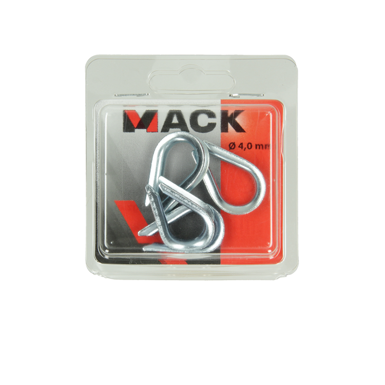 Mack 1006869 - 4 verzinkte kousen bl 4mm | 5 stuks
