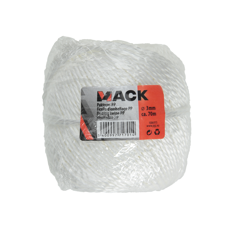 Mack 1006915 - paktouw pp 3mm ca 70m | 10 stuks