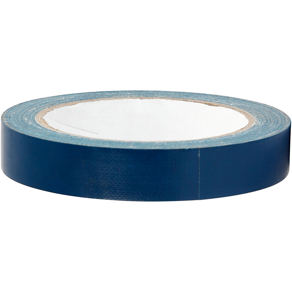 Canvas tape, b: 19 mm, blauw, 25 m 1 rol