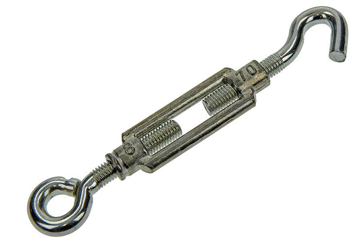 Mack 1006874 - 2 spanners: oog + haak verzinkt m8x70mm bl | 5 stuks