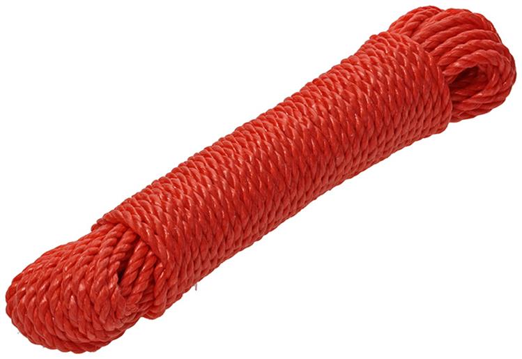Mack 1006917 - pp gedraaid oranje streng 4mm 15m | 5 stuks