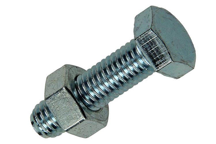 Mack 1007078 - tapbout + moer verzinkt 100 st 8 x 30 mm | 4 stuks