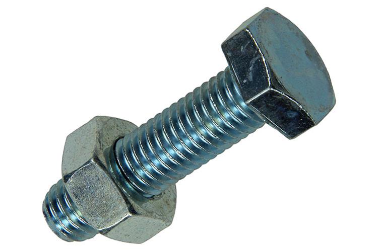 Mack 1007082 - tapbout + moer verzinkt 50 st 10 x 40 mm | 4 stuks