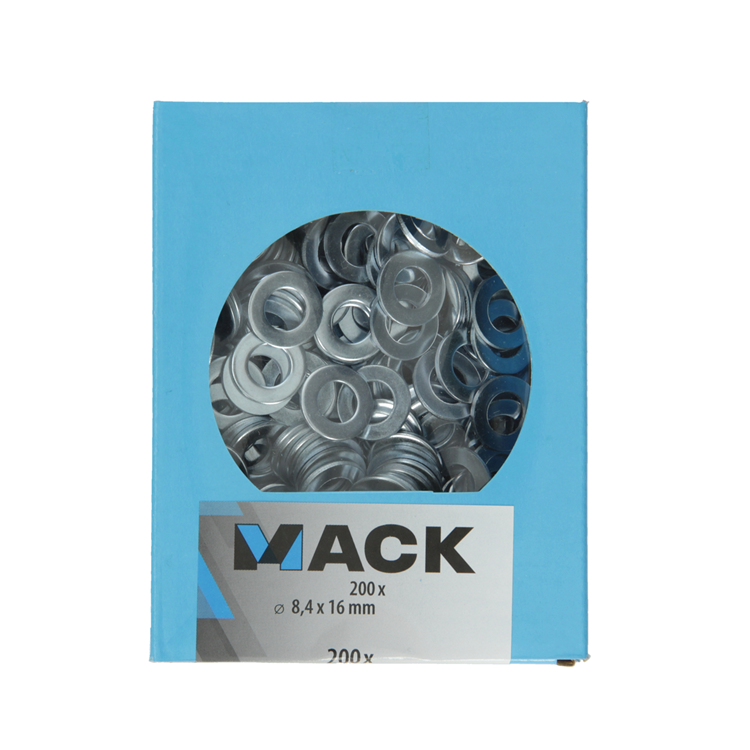 Mack 1007111 - sluitringen 200 st m8 | 5 stuks